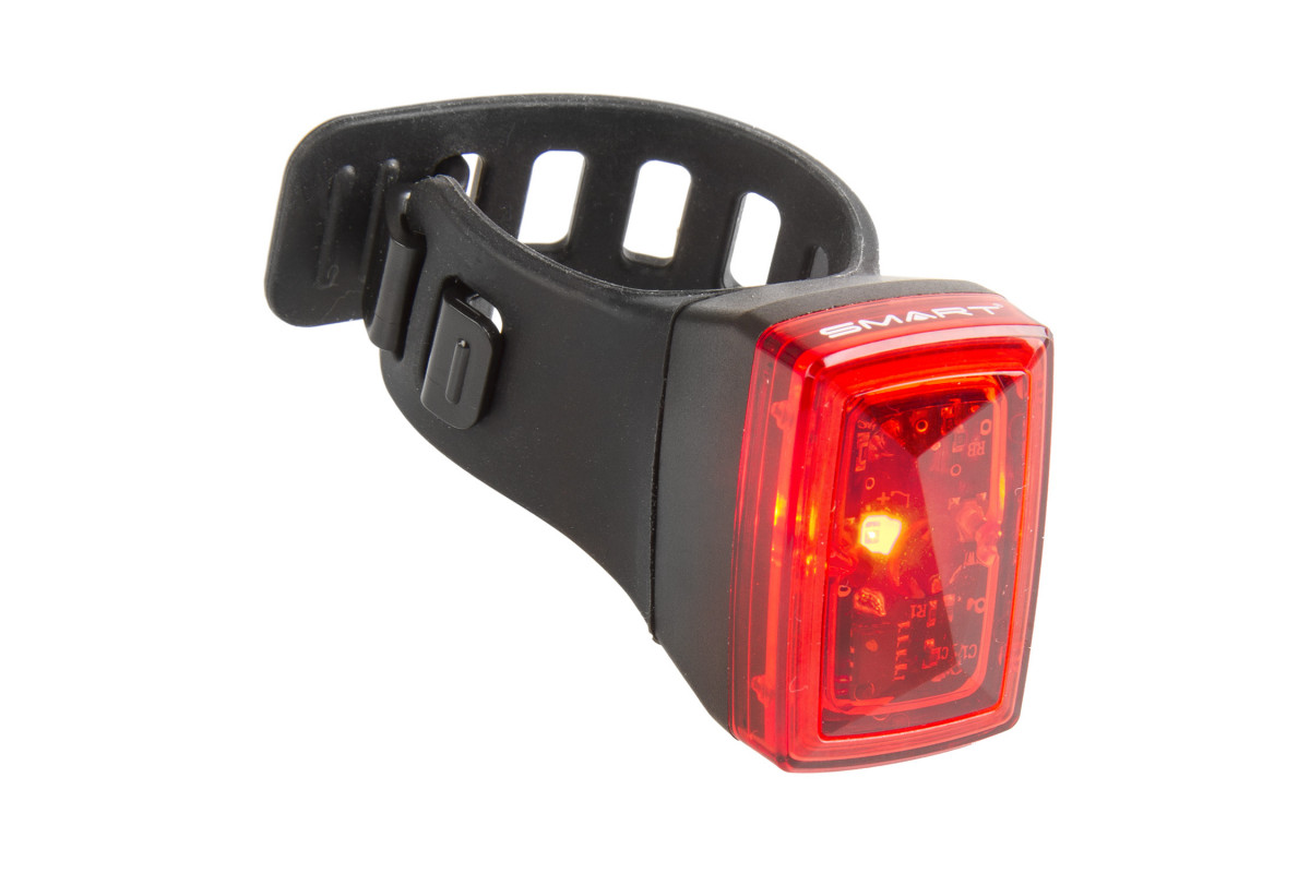 Фонарь 5-221550 задний, 1 LED диод повышенной яркости/3ф красный с батарейками, компактн. быстросъем. SMART