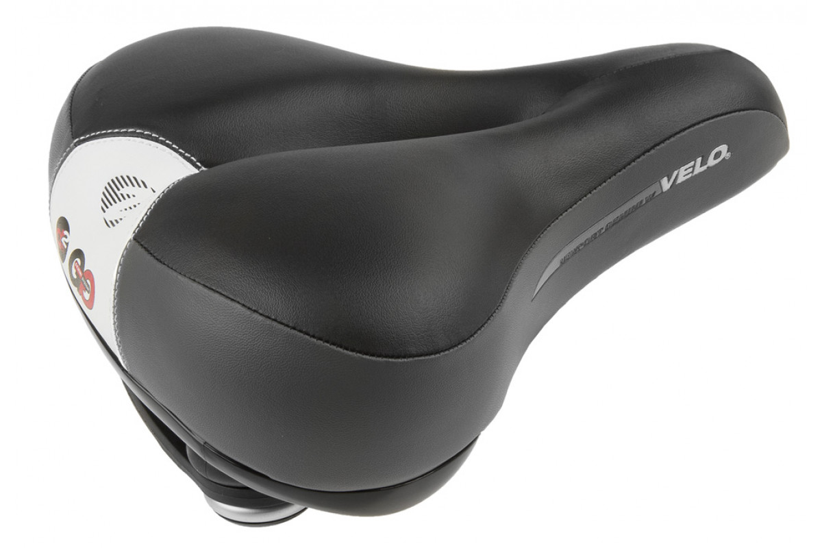 Седло 5-250350 комфорт 245х212мм D2, эффект памяти (Memory Foam) анатом. с закрыт. пружинами, с вентиляц. 685г (на блист) VELO NEWPORT GEMINI