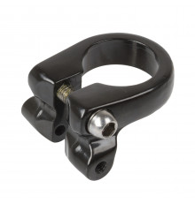 Хомут 5-250851 подсед. 34,9мм алюм., с креплением под багажник  черный M-WAVE