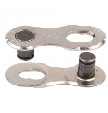 Цепь/замок 5-302302 1/2"х11/128" нержавейка МНОГОРАЗ. д/12скор. SRAM/SHIMANO/KMC/SUNRACE... 2шт. на блистере KMC