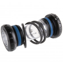 Каретка-картридж 5-359430 алюм. чашки 2герм. пром.подш. диам 24мм, для SHIMANO HOLLOWTECH II, с адапт. 2,5мм 90г M-WAVE