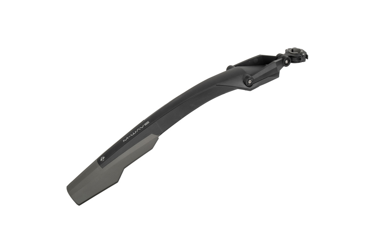 Крыло 5-385089 пластик. 26-29 Mud Max R III заднее б/сьемное, 105мм, на подседельный штырь Ø24-36мм, черное M-WAVE