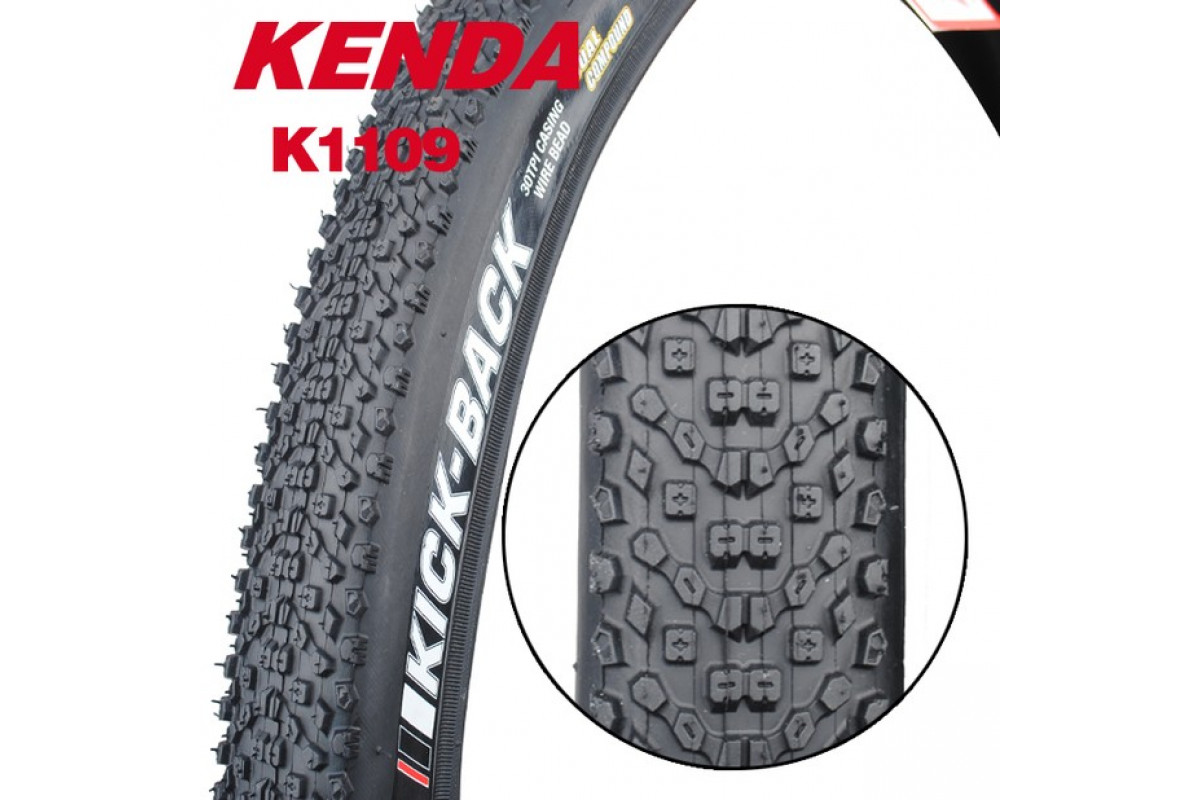 Покрышка 700х40С 5-525930 (40-622) K1109 KICK BACK 30TPI GRAVEL BIKE средний (25) KENDA