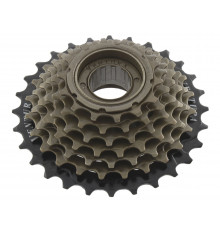 Кассета трещ. 5ск. 5-700173 FREEWHEEL 5х14-28 черно-коричневая, HG-копия SHIMANO-совместимая VENTURA