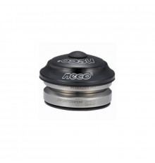 Рулевой набор 6-190373 H50 1-1/8" IS41.2/28.6 IS41.2/30 интегрированный березьбовой, картрдж подш(OD41x36°x45), чашки сталь, черный NECO