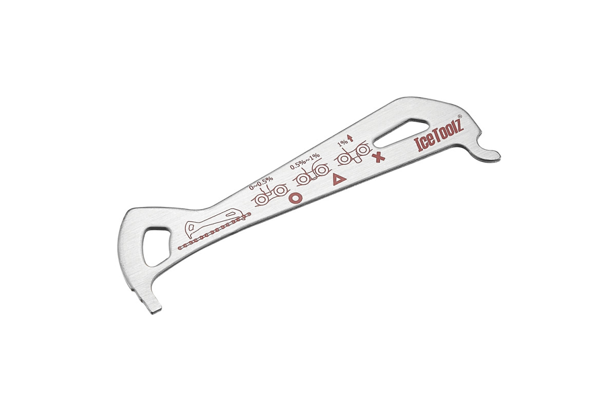 Инструмент 6-800030  Измеритель растяжения цепи Stainless Steel Chain Checker 62C4 IceToolz NEW