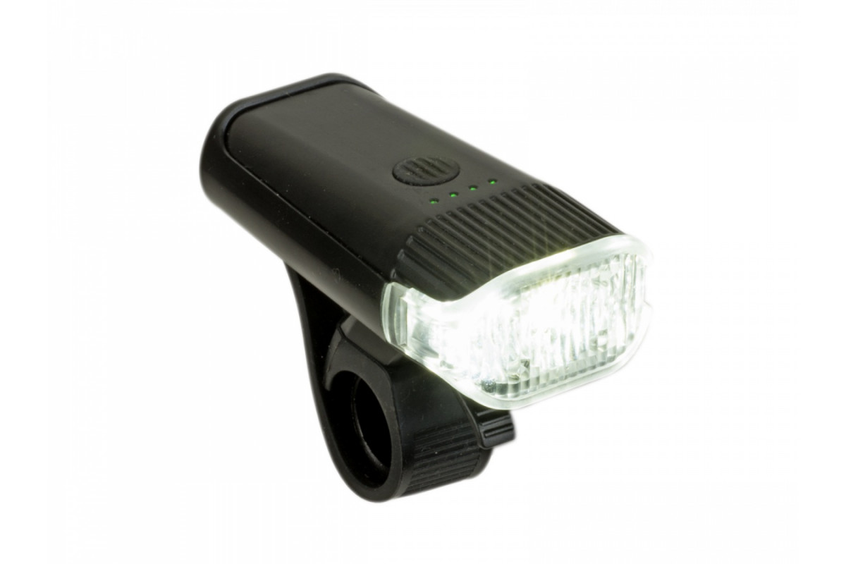 Фара 8-12002312 1д. CREE 800люм./6ф. A-Vision LI-ion АКБ 1500 MAh USB-заряд.+кабель, 97гр,  черная AUTHOR
