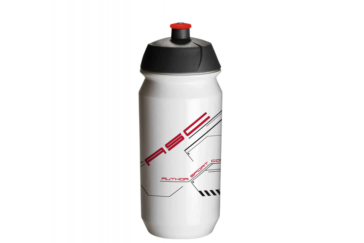 Фляга 8-14064017 100% биопластик. AB-Tcx-Shiva X9 0.6л бело-красная TACX/AUTHOR (Голландия)
