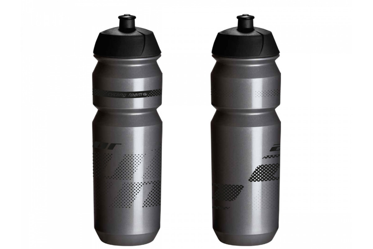 Фляга 8-14064219 100% биопластик BPA free, AB-Tcx-Shiva X25 0.85л серо-черная, grey/black, 95гр, TACX/AUTHOR