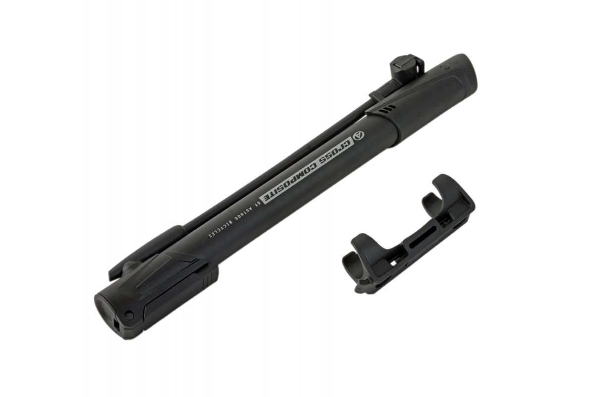 Насос 8-18101044 пластик. AAP Cross Composite шланг.+ножн. упор. 120PSI универс. гол-ка Т-ручка черный AUTHOR