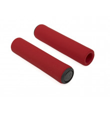 Ручки 8-33402033 на руль AGR SILICONE ELITE 130мм Red 96г. силиконовые красные AUTHOR