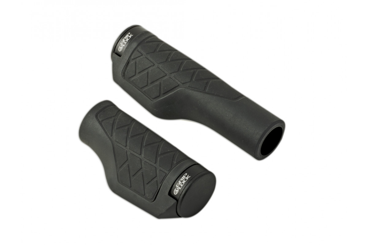 Ручки 8-33452050 на руль AGR Griplock R50 130мм+90мм резиновые 1 фикс., черные AUTHOR