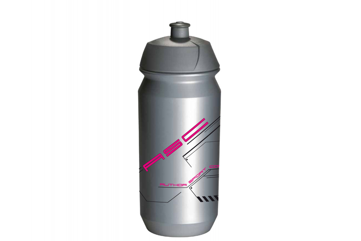 Фляга 8-14064014 100% Биопластик. Ab-Tcx-Shiva X9 0.6Л Серебристо-Розов. Tacx/Author