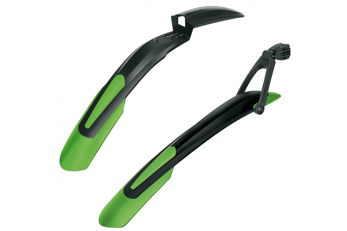 Крылья 0-11607 Пластик. Sks-11607 Комплект X-Blade + Shockblade 29+27.5Plus Черные С Зеленым Спойл