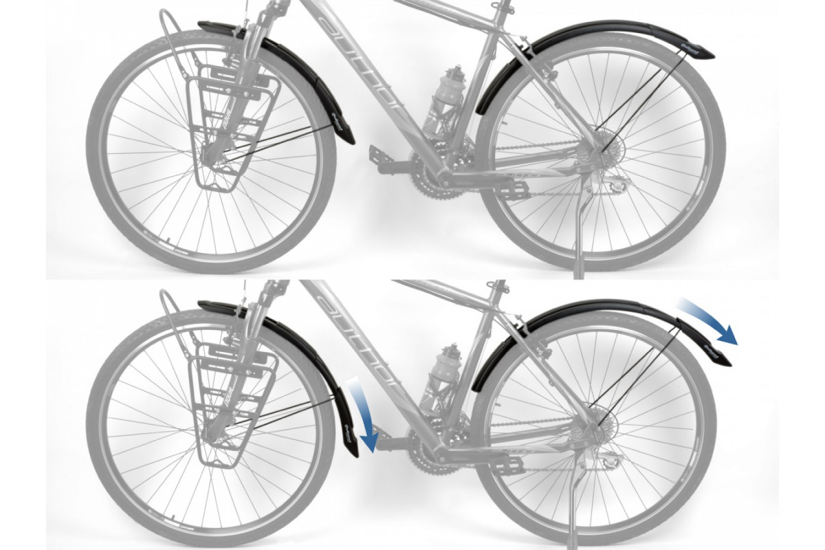 Крылья 8-16100535 Пласт. Axp-City 51 Blk 27.5-29Х51Мм Раздвиж. С Усами Черные Author (Италия)