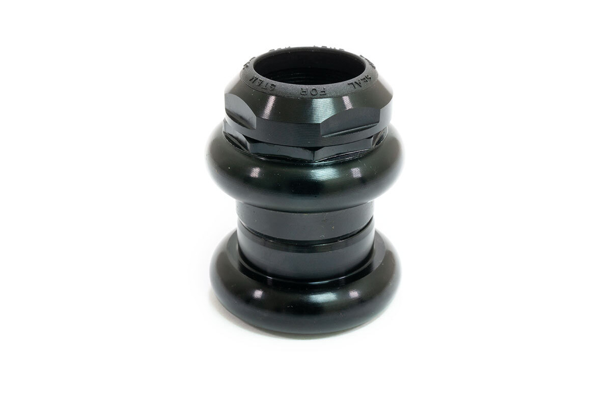 Рулевая колонка FIRST, 1-1/8, резьб, EC 34/28,6-26tpi  EC 34/30,  5/32x20- 2шт, в-та 38.6мм, черн.