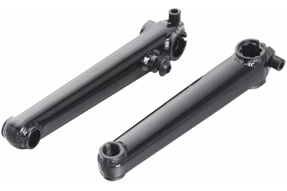 Шатуны Kenli 8902S 3-х D: 31,8 мм, полые, 175 мм, 8T-19mm,  хром-молибденовый 9/16 KL-8902S 175