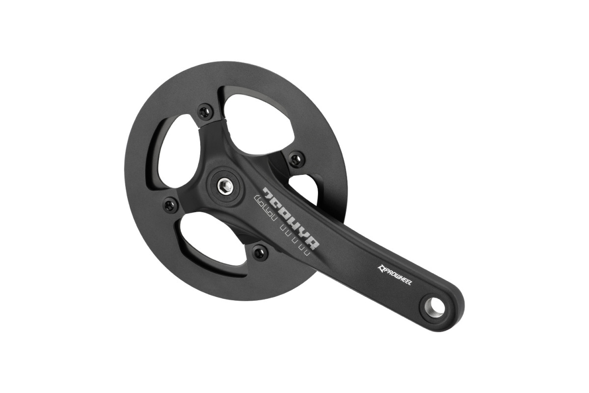 Система Prowheel FAT 1x(9/8S) 38T, сталь, защита. 170, алюм, Chainline 70, кв, под 156,5  черн