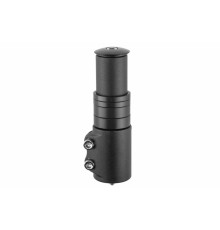 Удлинитель высоты рулевого штока алюминиевый 1-1/8", 115 мм, KL-4025 (черный, УТ00022010)