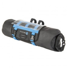Сумка M-WAVE 5-122631 на руль походная, р-р 59х23см V=10л 100% влагозащит. черная