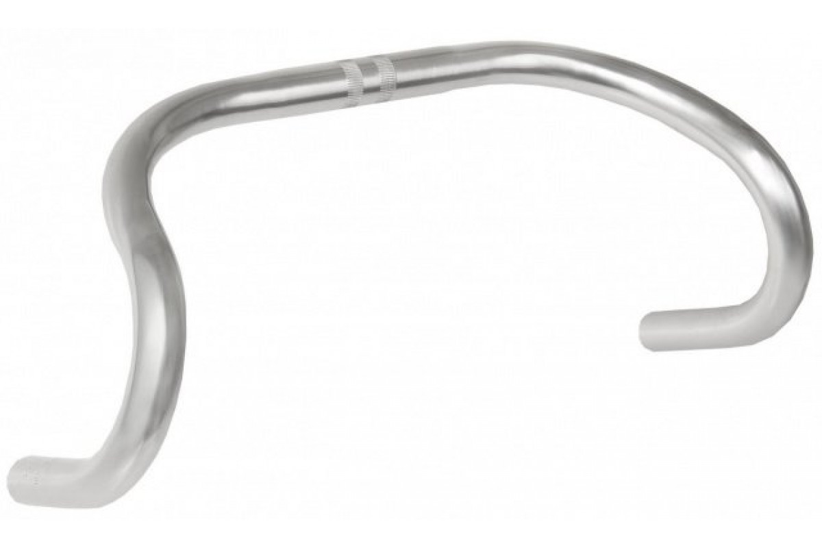 Руль 5-403923 Track/Singlespeed/Fixie Алюм. Баран 23,8X25,4X400Х165Х105Мм Серебр.