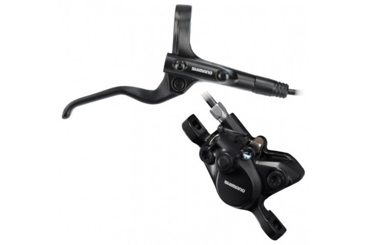 Тормоз диск. Shimano, MT201, BL(прав)/BR(задн), полимер. колодк., 1700мм, цв. черн. EMT201KRRXRA170