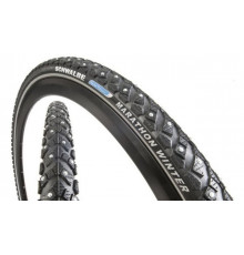 Покрышка Schwalbe 26X1.75 (47-559) Marathon Winter Plus (200Шипов) Perf, Smartguard, Twinskin B/B+Rt