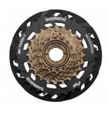 Кассета-трещотка SHIMANO AMFTZ5007434CP 7ск. 2-5260 TOURNEY 7х14-34 HG/UG с защитой коричн.