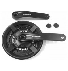 Система TOURNEY AFCTY301E888CL 2-8057 6-8ск. 48/38/28 175мм с защ. черная SHIMANO