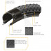Покрышка Continental 29x2.2Mountain King Performance foldable (без.уп) 3/180Tpi 760гр. (015403006