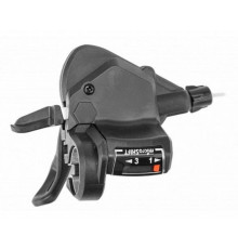 Шифтер/манетка левый Microshift TS38-3L 3-х скор. с тросом 1800 мм