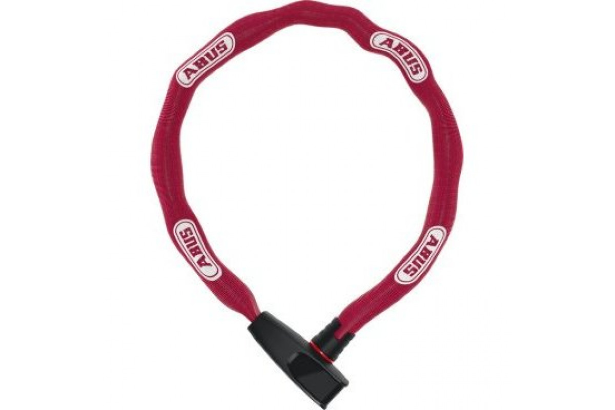 Велозамок ABUS цепь 6мм, ключ, Catena 6806K/75см класс защиты 6/15, 850гр, коралловый 825170