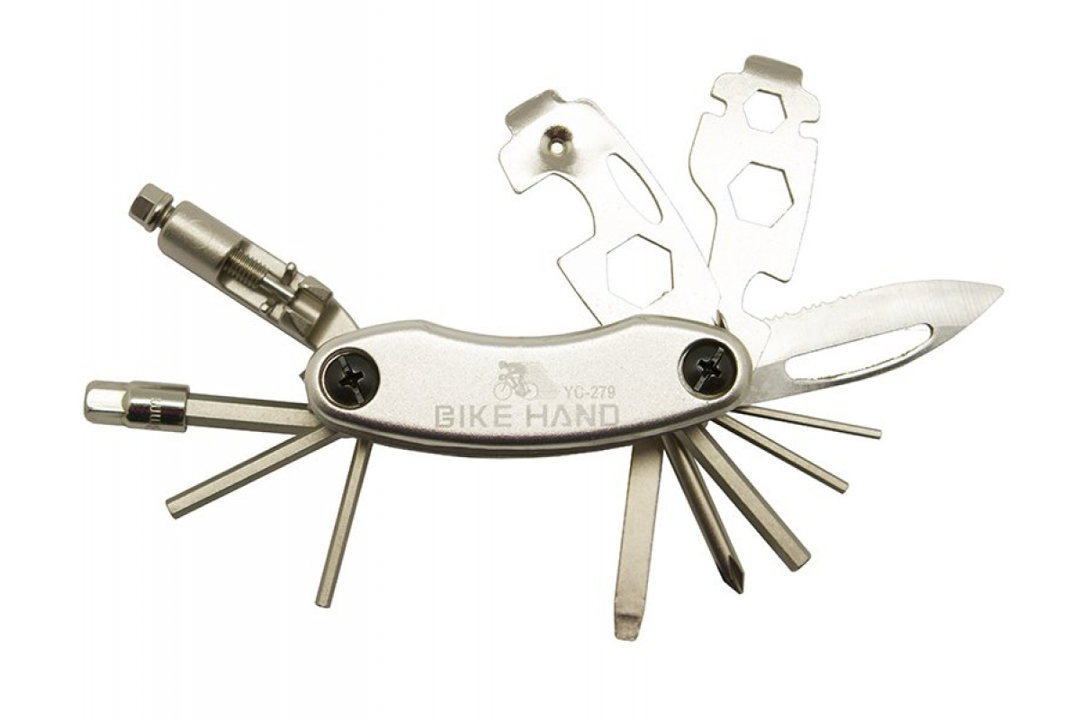 Набор шестигранников Bike Hand YC-279 22 в 1 расширенный, с ножом