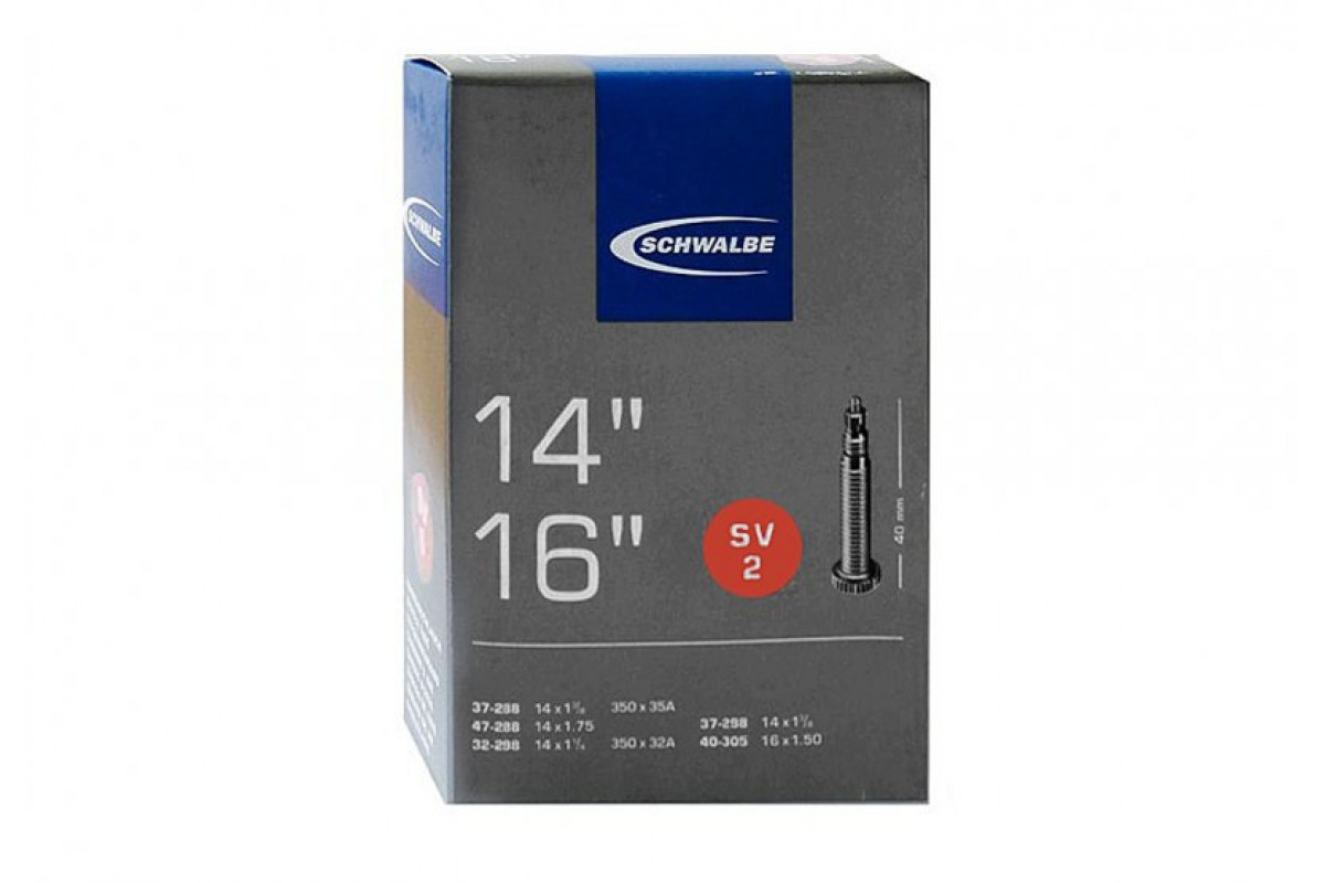 Камера Schwalbe 14-16 Спорт 05-10407313 Sv2 (32/47-288/305) Ib 40Mm.