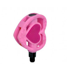 Педали Vinca Sport Vp 816 Pink Пластиковые Детские Сердце, 88X77Мм, Ось 1/2", Розовый, Инд.Уп.Vinca