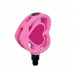 Педали Vinca Sport Vp 816 Pink Пластиковые Детские Сердце, 88X77Мм, Ось 1/2, Розовый, Инд.Уп.Vinca
