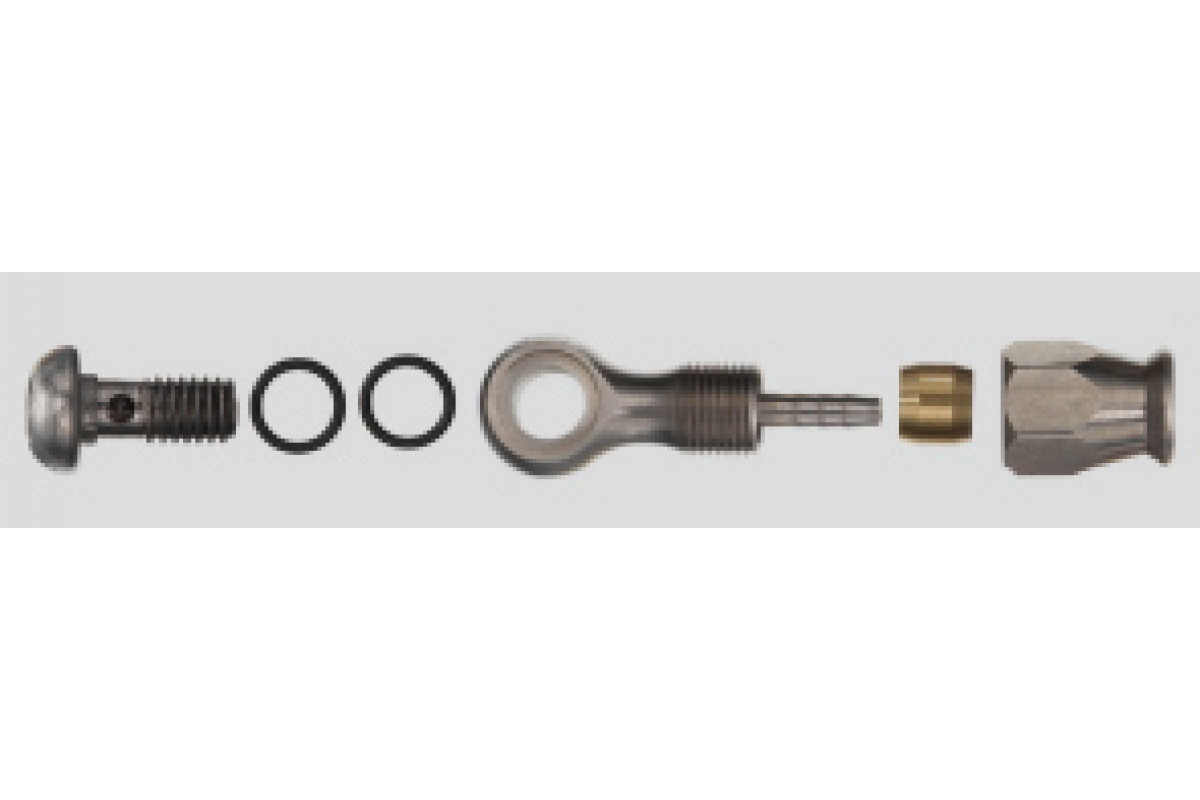 Торм. фитинги 6-200425 набор банджо поворотный Shimano, Avid, Hayes, Magura(без MT серии) ALLIGATOR