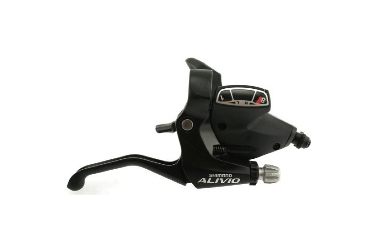 Перекл-ль ALIVIO ASTM410R8 2-8104 шифтер+торм. ручка 8скор. правая черная SHIMANO