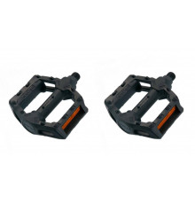 Педали платформенные 9/16", 112x100 мм, пластик/сталь, V-205DU, WELLGO
