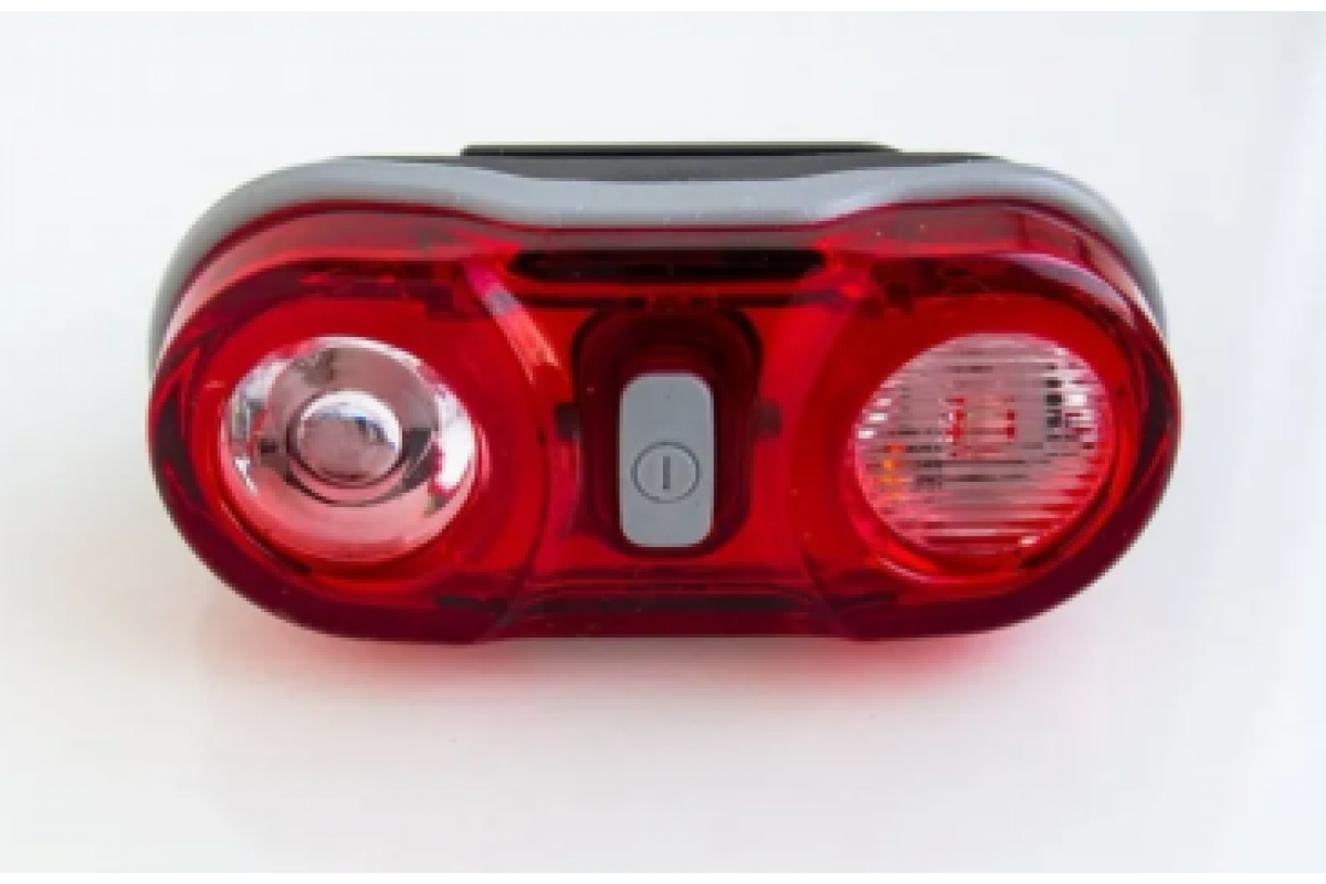 Фонарь Задний, Jy-596, 2 Led (2*0,5 Watt), 4 Режима Работы (Черный/Красный, Rnvjy5960001)