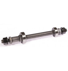 Ось задней втулки 3/8"x175 мм на промподш 6200-2RS д/алюм.втулок, под гайки, в сборе F3052711-61