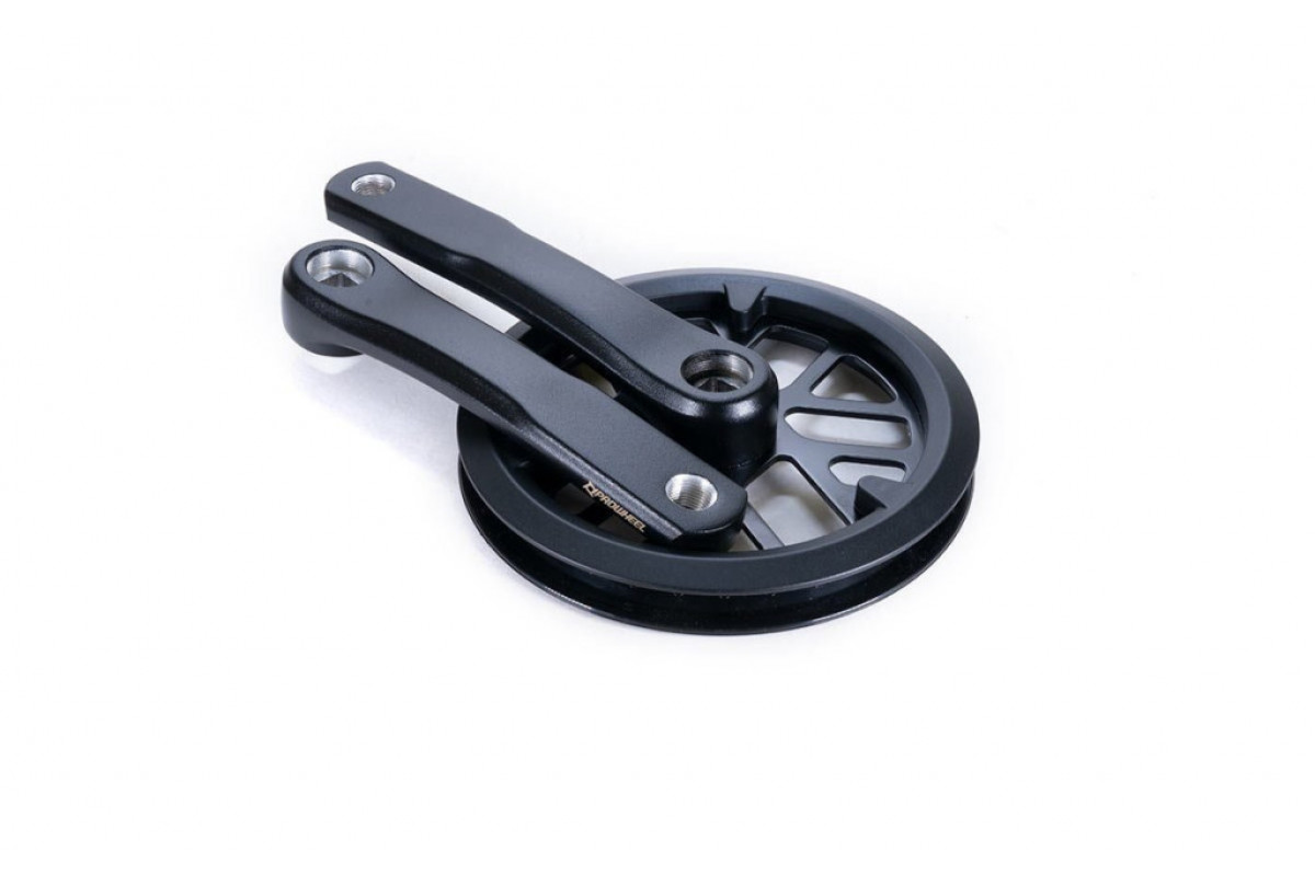 Шатуны-система Prowheel, 1ск., 36 зуб., 1/2х3/32,сталь защитой; шатуны 152мм, ал., резьб 9/16 квад