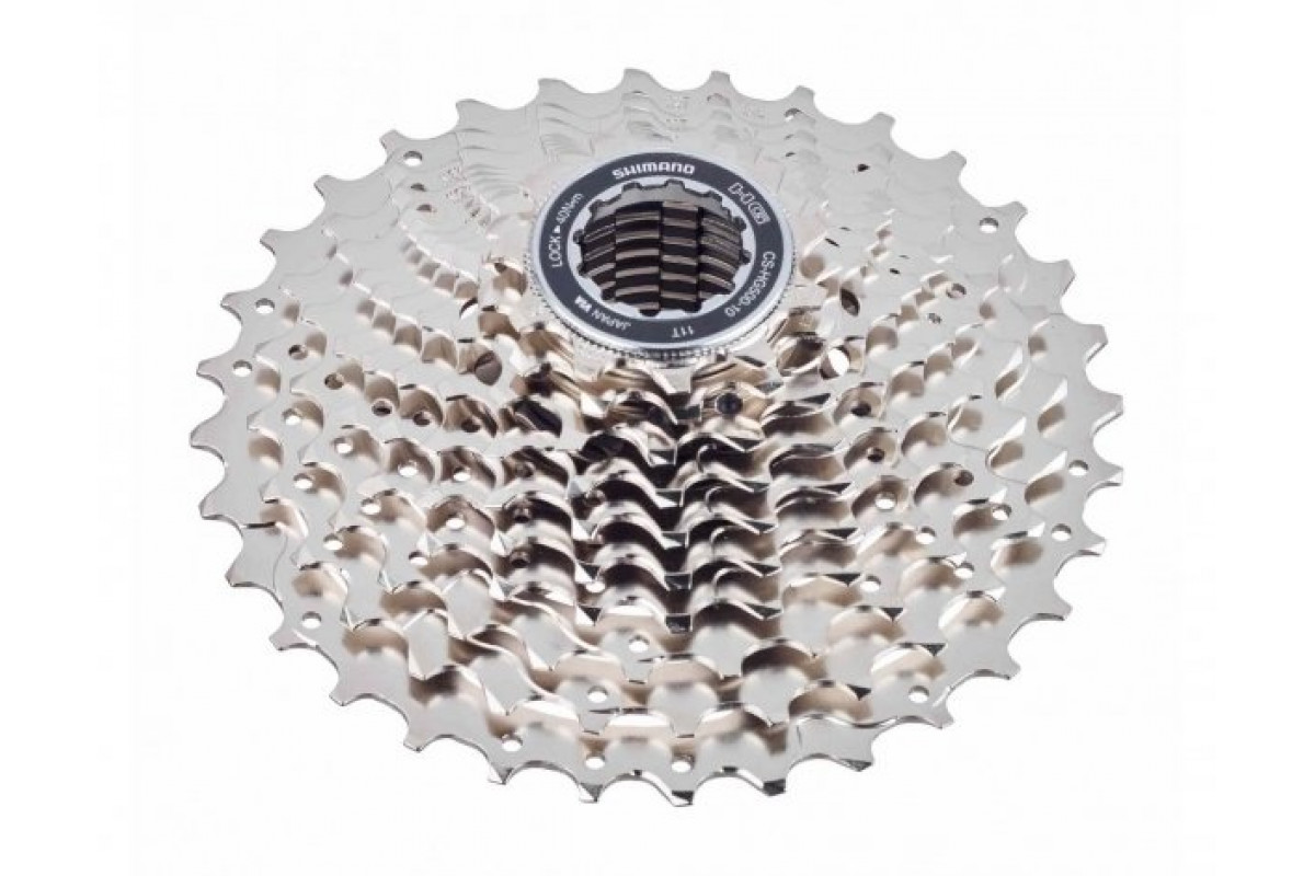 Кассета Shimano Tiagra, HG500, 10 скоростей, 11-32Т, серебристая, без упаковки