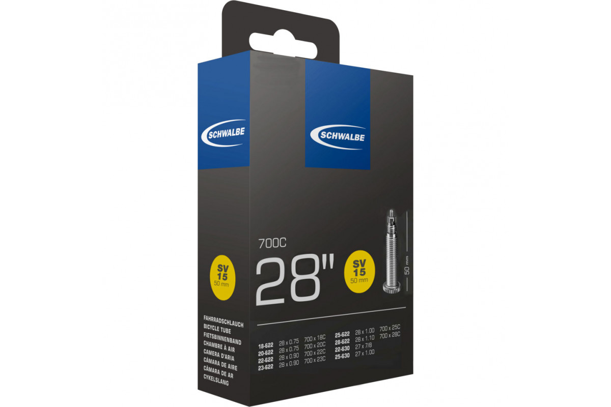Камера SCHWALBE 28/700 спорт 05-10400083 SV15 (18/28-622/630) IB 50mm.