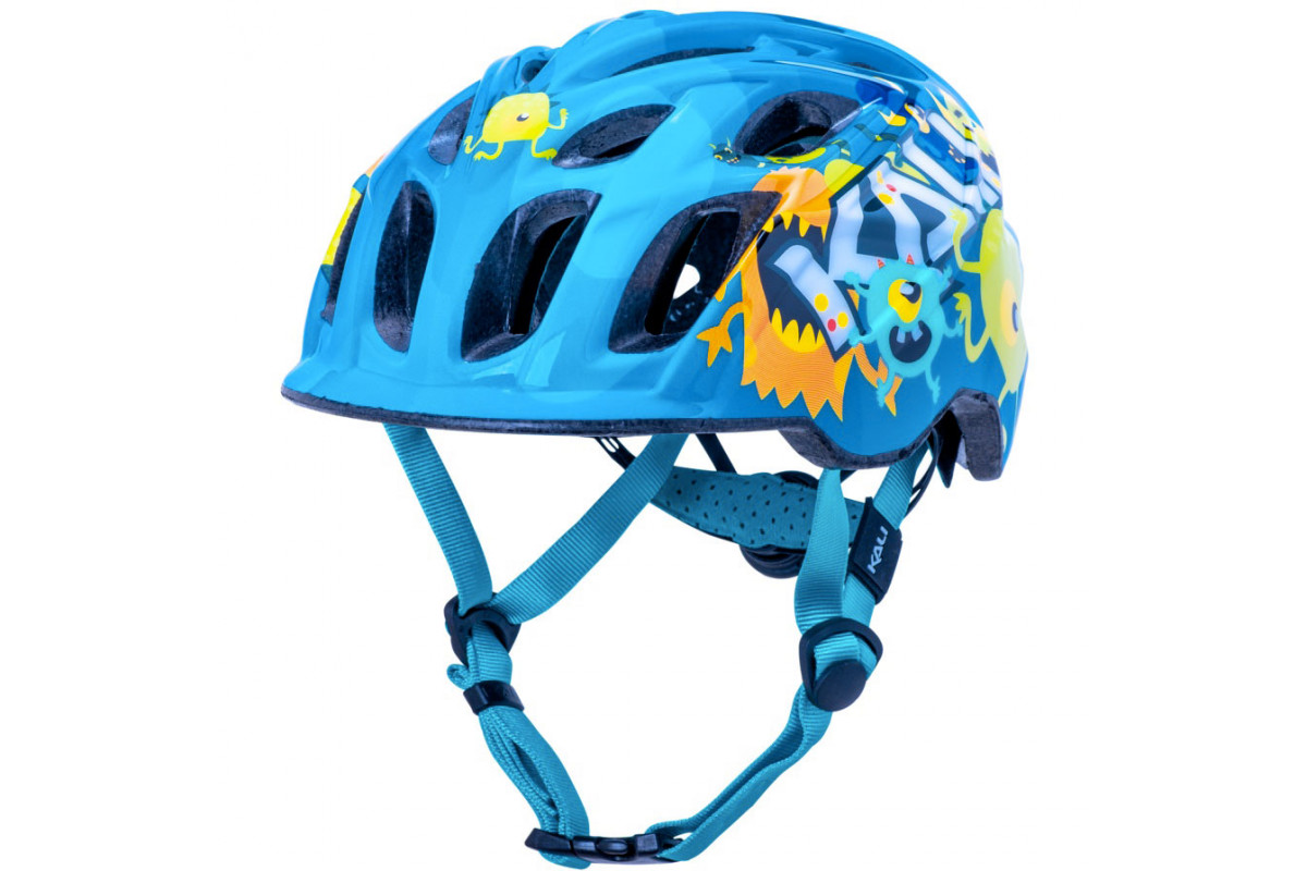 Шлем 02-21020414 KIDS CHAKRA CHILD 21отв Monsters Blu XS 44-50см, 208г. МОНСТРЫ, ГОЛУБОЙ. KALI