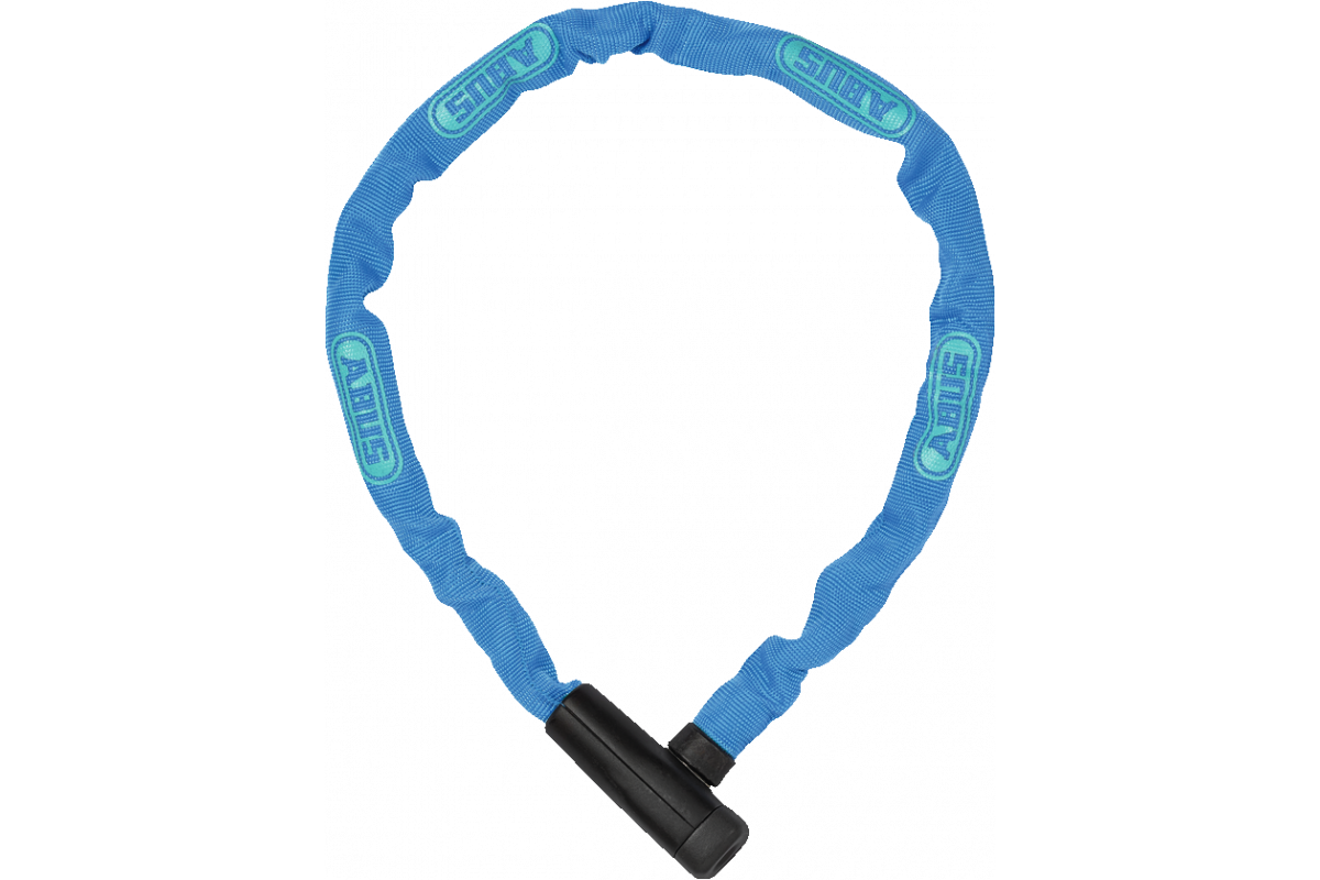Велозамок ABUS цепь 5мм, ключ, Steel-O-Chain 5805K/75см класс защиты 5/15, 780гр, голубой 724909