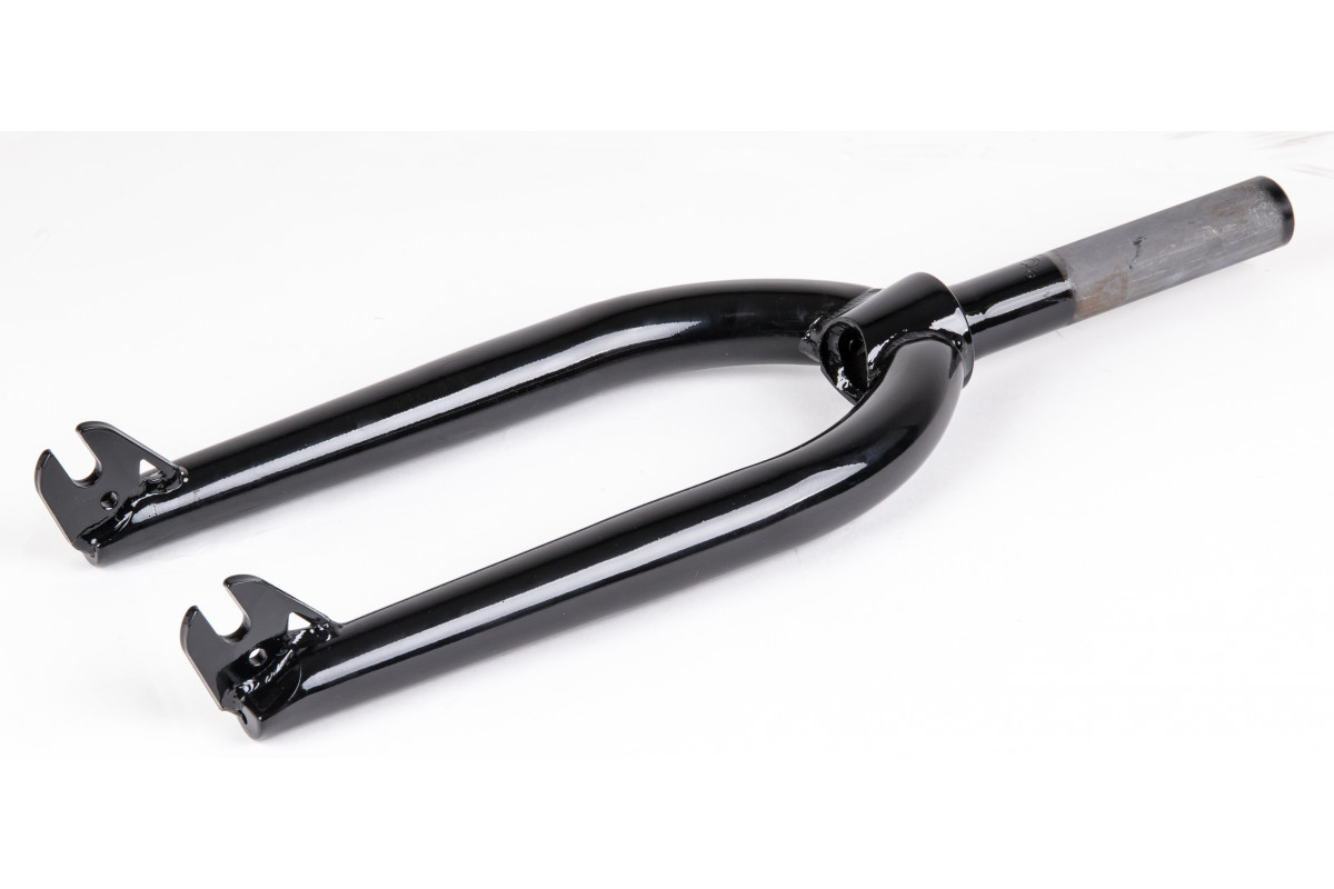 Вилка BMX  20", шток: M25x1.5x28.6x161 мм, Cr-Mo, черный FRK-20-M25x1.5x28.6x164-B