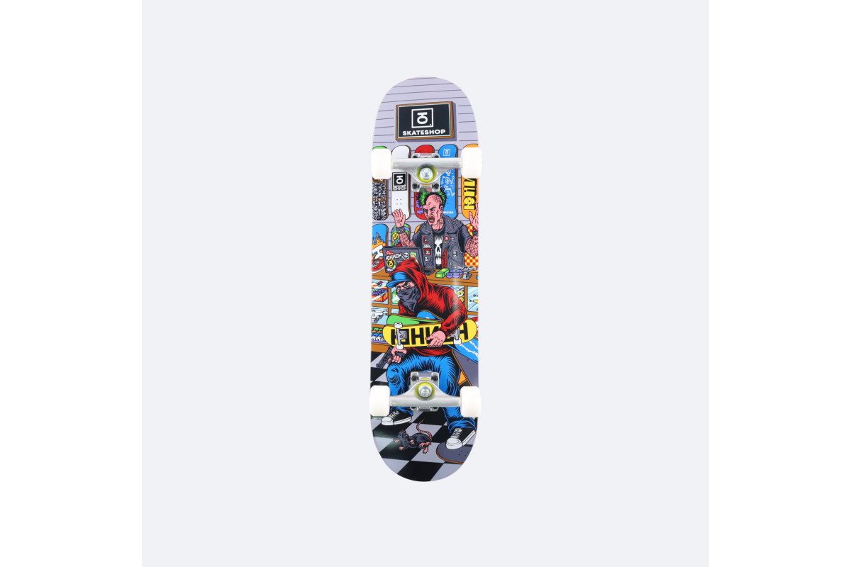 Скейт ROB THE SHOP, Medium, 54mm/85BH Подвески 139, ABEC 7