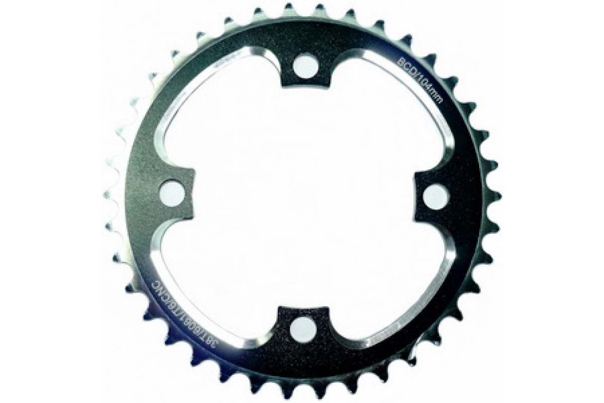 Звезда передняя single speed 36Tx3/32", на 4-х лапку, BCD104мм, фрезеров AL6061.  MTB-A01-36